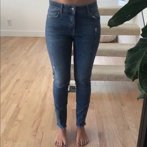 Zara Jeans with Crystal Embellishment